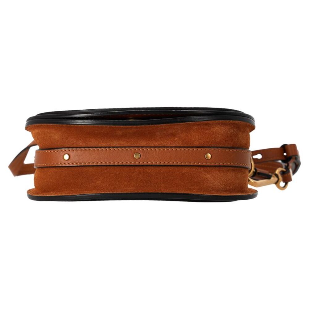 Chloé Small Nile Bracelet Shoulder Bag in Brown Leather - Picture 3 of 9